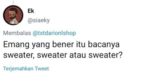 Misteri Sebuah Sweater, Sukses Menciptakan Prahara